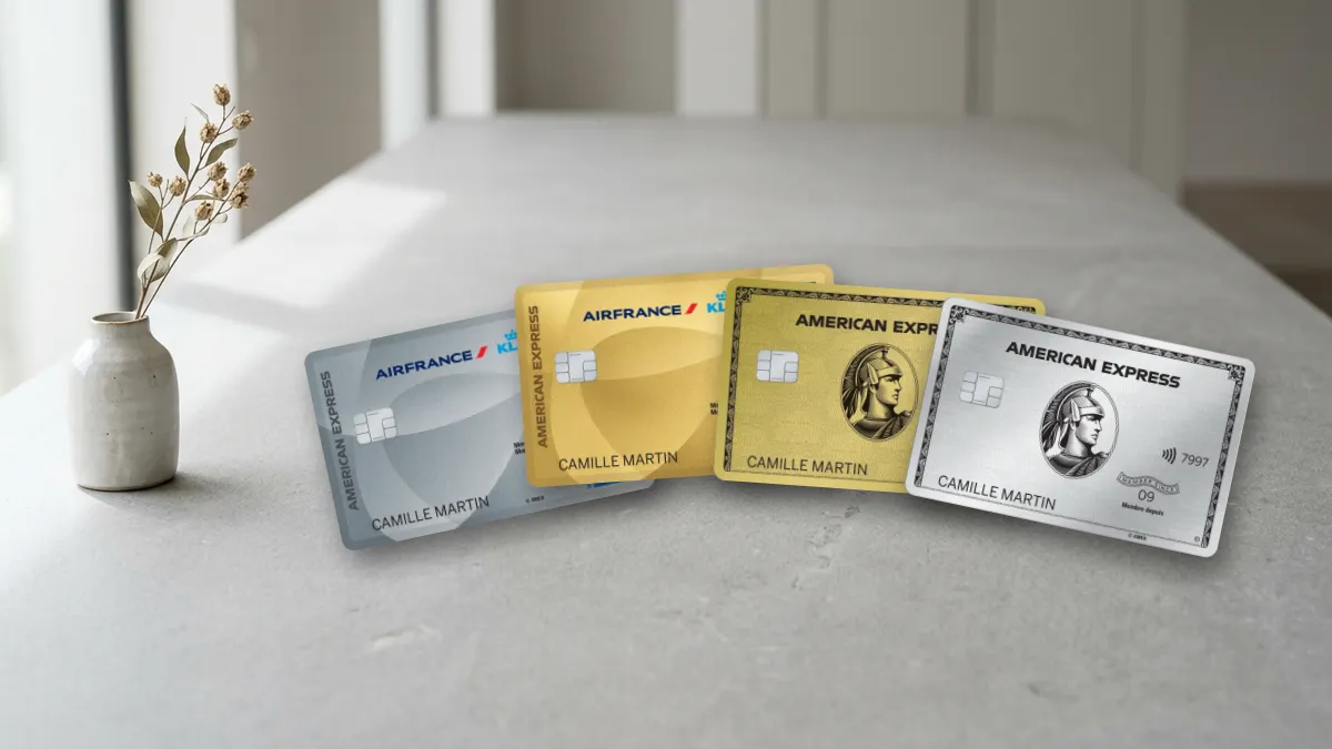 Prix carte American Express : De 0 à 66€ par mois